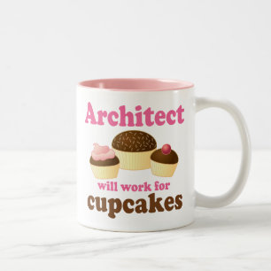 Funny Architect Two-Tone Coffee Mug