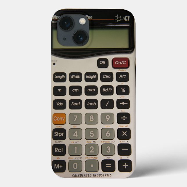Funny Architectural Calculator Case-Mate iPhone Case (Back)