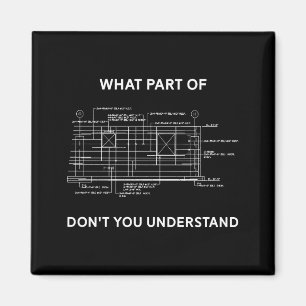 Funny Architectural Civil Engineering Engineer Magnet