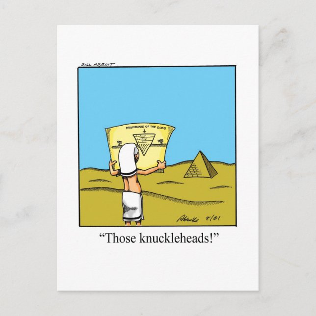 Funny Architecture Humor Postcard (Front)