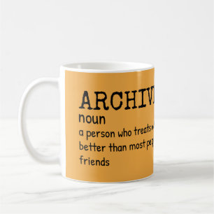 Funny Archivist Gift – Job Definition Coffee Mug