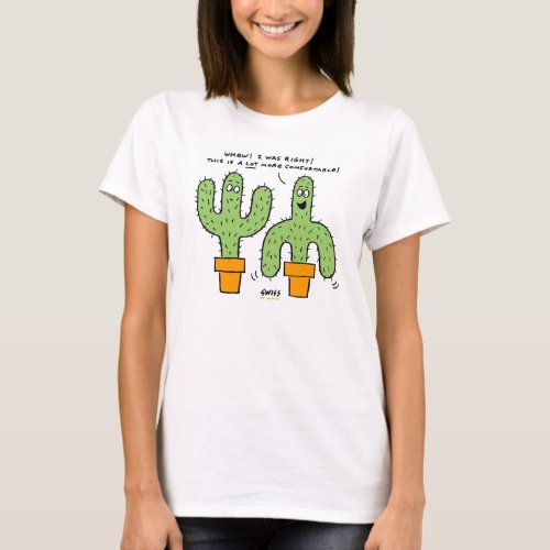 Funny Arizona Cactus Lover Cute Cartoon Cacti T_Shirt