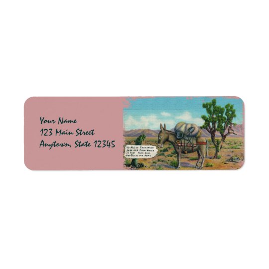 Funny Arizona Desert Return Address Labels