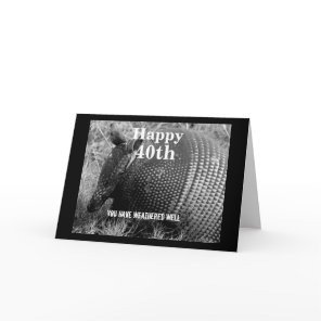 funny armadillo birthday card humor