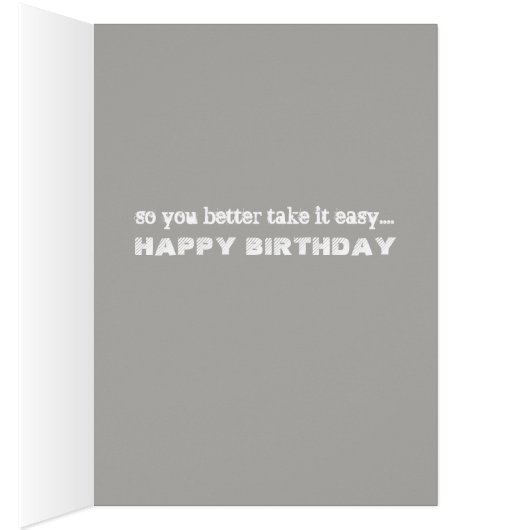 funny armadillo custom birthday card humor (Inside (Right))