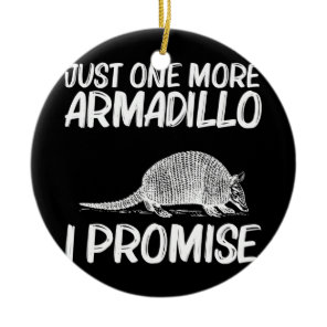 Funny Armadillo Gift Men Women Armadillo Cute Ceramic Ornament