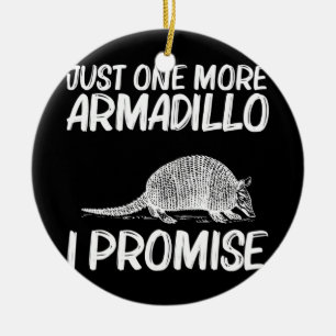 Funny Armadillo Gift Men Women Armadillo Cute Ceramic Ornament