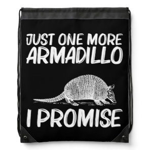 Funny Armadillo Gift Men Women Armadillo Cute Drawstring Bag