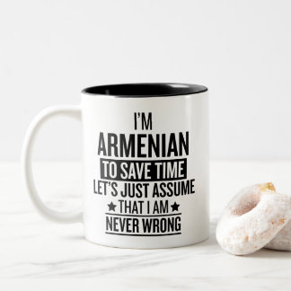 Funny Armenian Two-Tone Coffee Mug