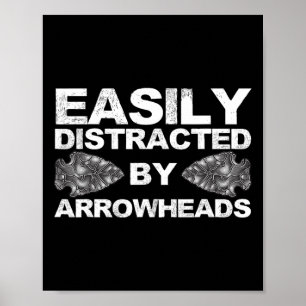 Funny Arrowhead Design For Men Women Arrowhead Hun Poster
