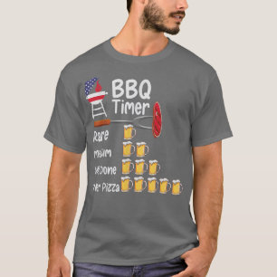 Funny Art Bbq Timer Grilling Barbecue Grilling 257 T-Shirt