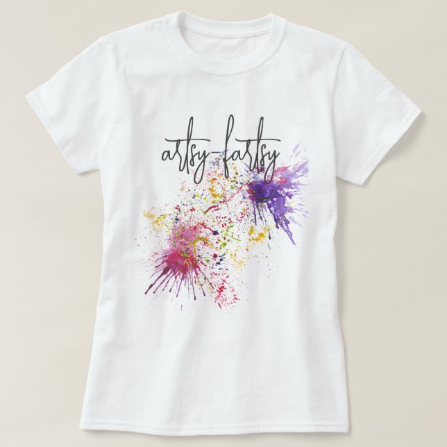 FUNNY ARTSY-FARTSY ARTISTS  T-Shirt (Design Front)