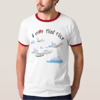 Funny Asian T Shirt - I rove flied rice