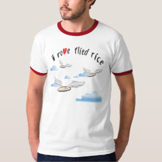 Funny Asian T Shirt - I rove flied rice