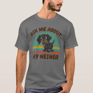 Funny weiner sales dog t shirts