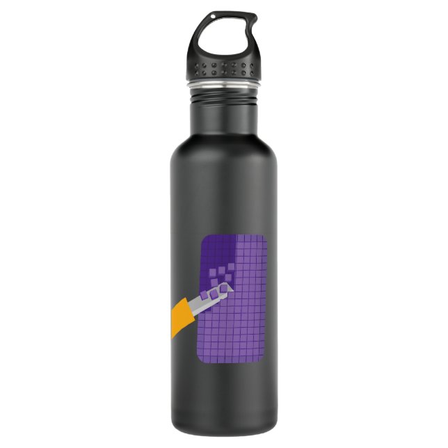 Funny ASMR Soap Cutting Stainless Steel Water Bottle (Front)