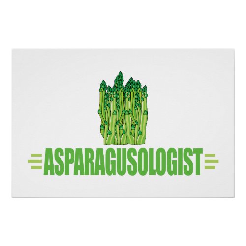 Funny Asparagus Poster