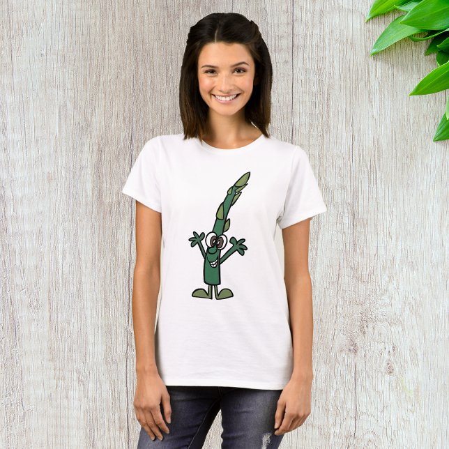 Funny Asparagus Womens T-Shirt (Creator Uploaded)