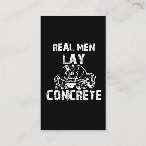 Funny Asphalt Road Worker Cementing Pavers Business Card