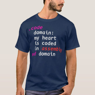 Funny Assembly Language Coding  Software T-Shirt