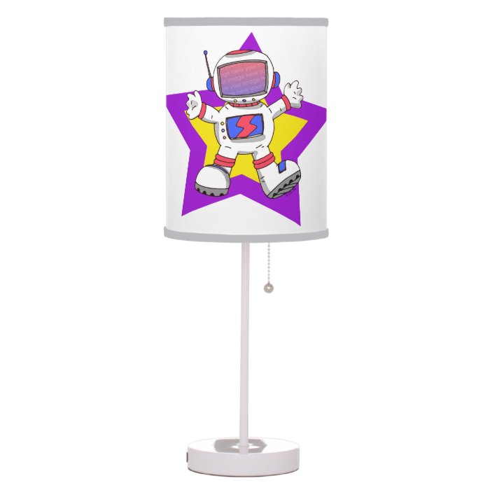 funny astronaut kid (add your face photo) lamp