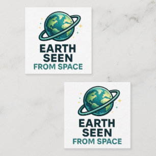 Funny Astronaut Planets Loyalty Card