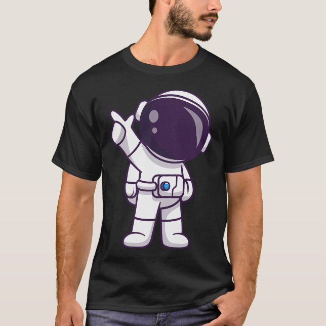 Funny Astronaut T-Shirt (Front)
