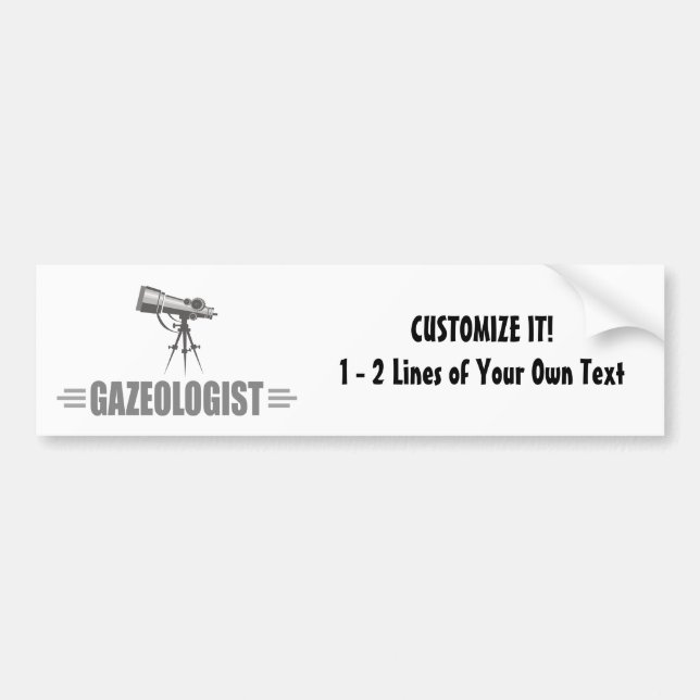 Funny Astronomy Bumper Sticker (Front)
