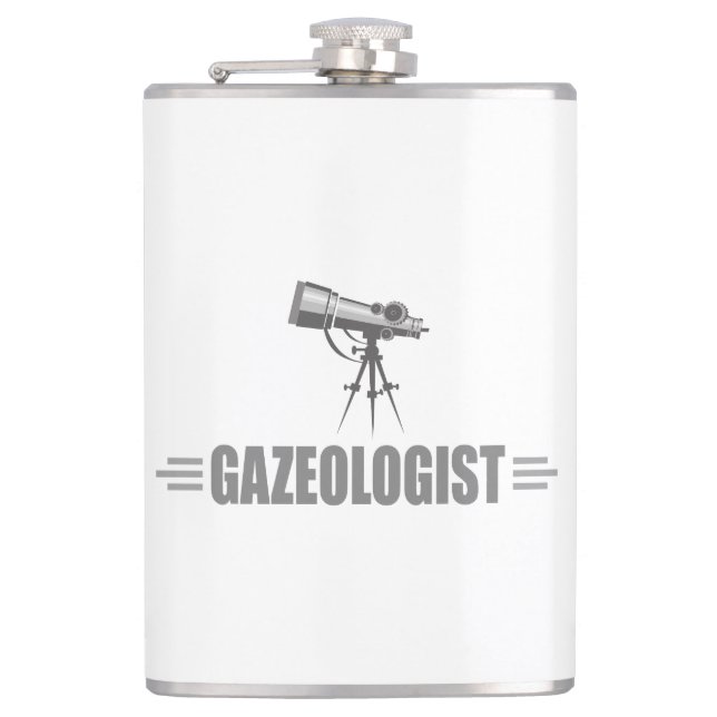 Funny Astronomy Flask (Front)