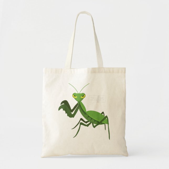 Funny Atheis Praying Mantis Bug Religion  s Tote Bag (Front)