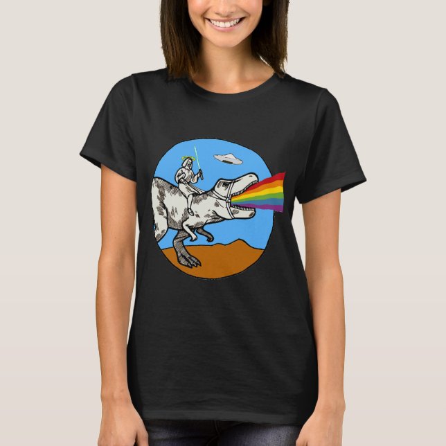 Funny Atheist Humor Atheism Anti Jesus T-Shirt (Front)