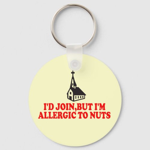 Funny atheist keychain