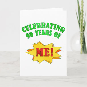 Funny Attitude 90th Birthday Gifts Card