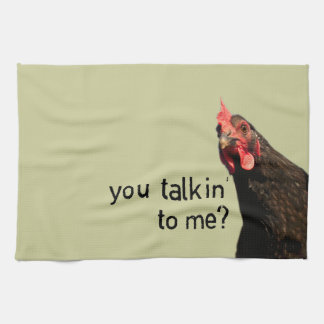 Funny Attitude Chicken Kitchen Towel