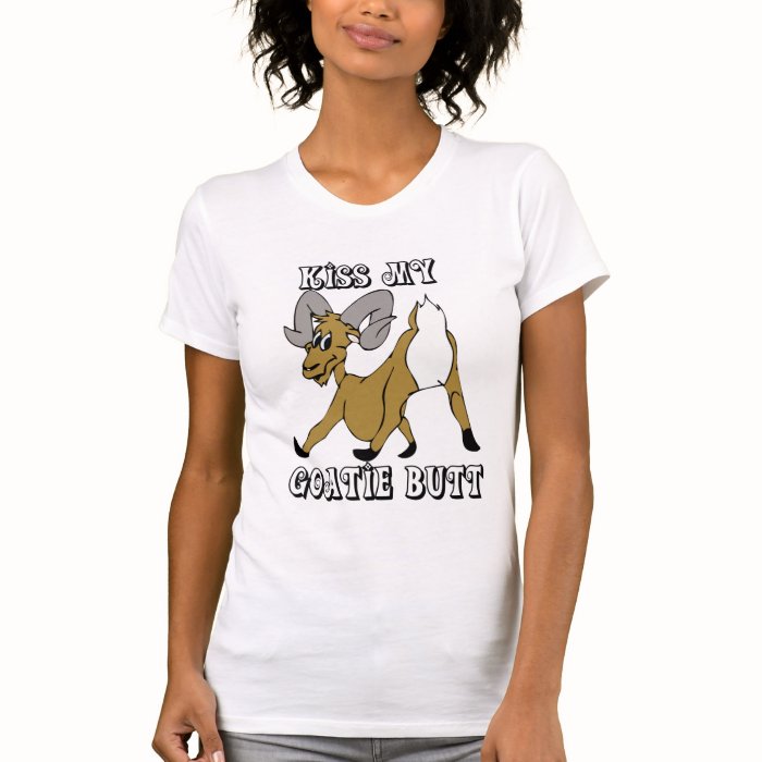 Funny Attitude Saying Goat Shirt Ladies Twofer Top