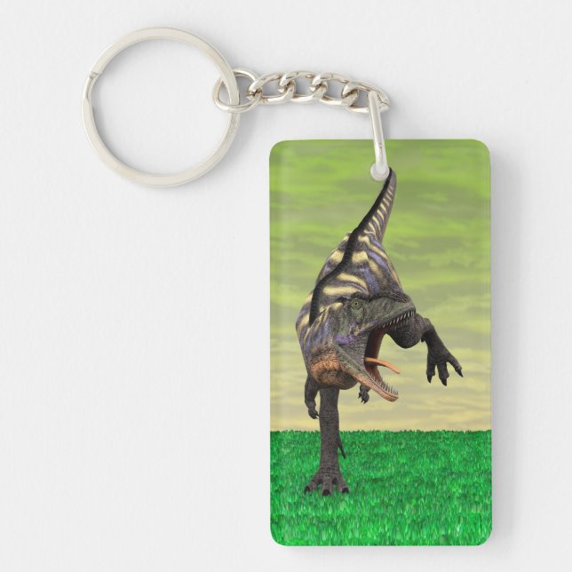 Funny Aucasaurus Dinosaur - Perfect for Dino Lover Keychain (Front)