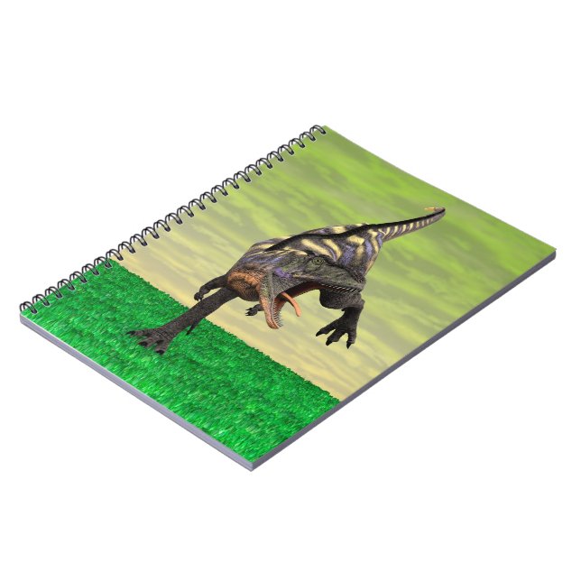 Funny Aucasaurus Dinosaur - Perfect for Dino Lover Notebook (Left Side)