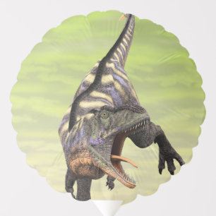 Funny Aucasaurus Roaring Prehistoric Dino Art Balloon