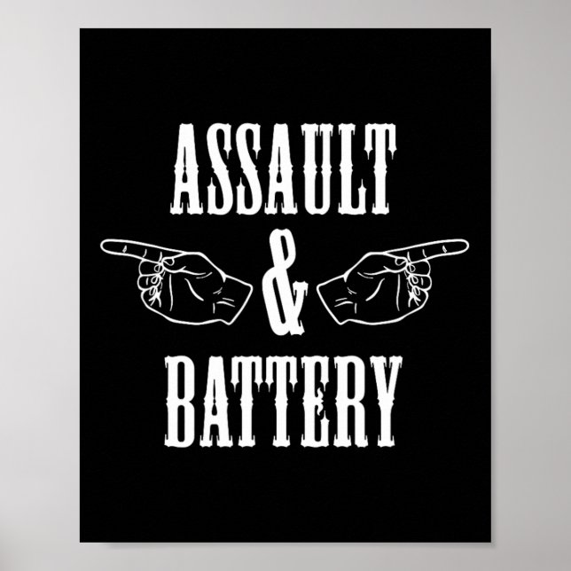 Funny Ault And Battery Bodybuilding  Poster (Front)