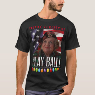 Funny aunt Bethany merry Christmas play ball graph T-Shirt