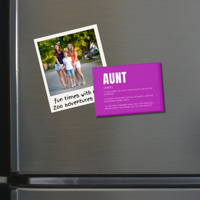 Funny Aunt Definition Magnet (Creator Uploaded)