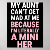 Funny Aunt Niece Mini Her Matching Family Quote