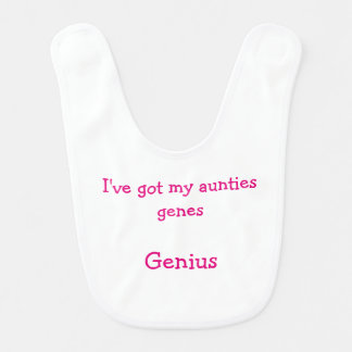 Funny Auntie Baby Bib