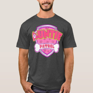 Funny Auntie Patrol  Dog Mom Dad For Men Women T-Shirt