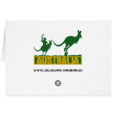 Funny Australia Cards (Back Horizontal)