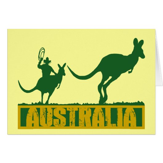Funny Australia Cards (Front Horizontal)