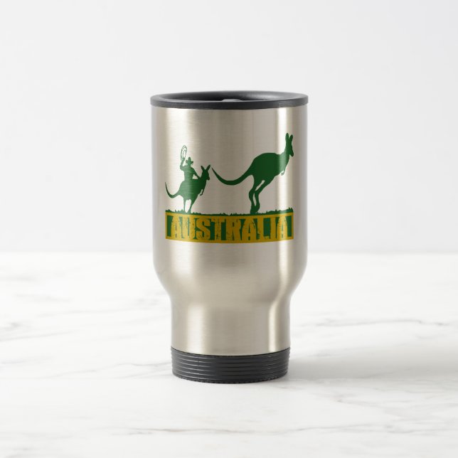 Funny Australia Travel Mug (Center)
