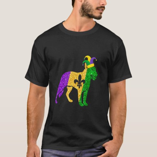 Funny Australian Cattle Dog Lover Cute Mardi Gras  T_Shirt