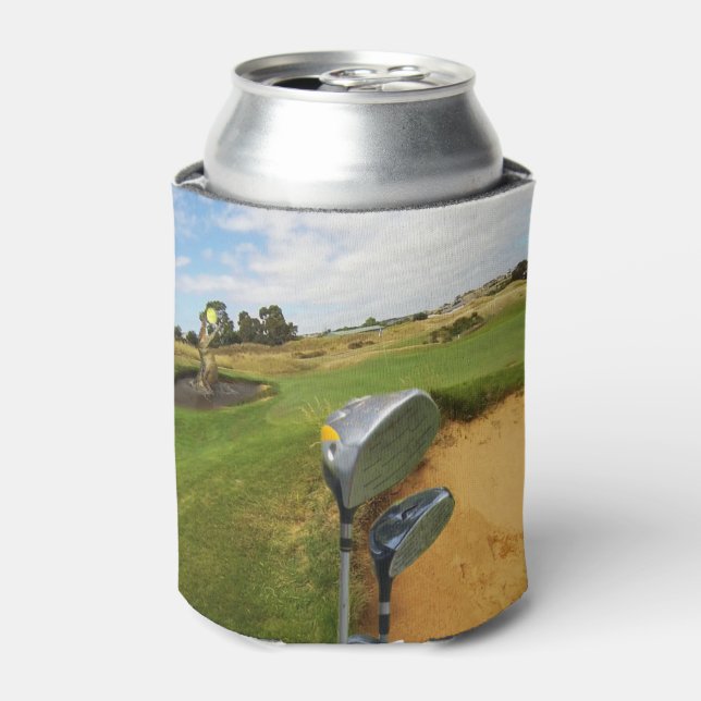 Funny Australian Golf Design, Can Cooler (Can Front)
