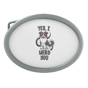 Funny Australian Shepherd Mom Gifts Aussie Yes I H Belt Buckle